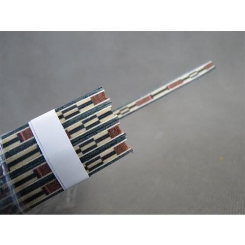 40STRIP LUTHIER FIGURED BINDING XL-65,Measures 6mm x1.2mm thick and 640mm long