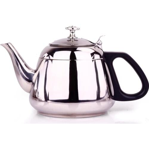 Stainless steel kettle flat bottom water bottle household cookware suitable for induction cooker 1200ML