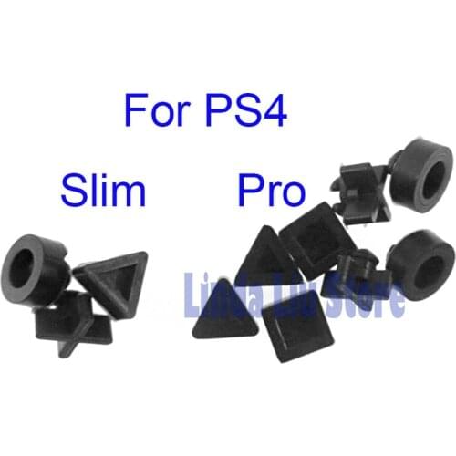 30sets Housing Case Rubber Feet Cover For PS4 Silicon Bottom Rubber Feet Pads Cover Cap For Sony PS 4 Pro Slim Console
