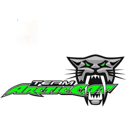 Fuzhen Boutique Decals Exterior Accessories Team Arctic Cat Roar Anime Funny Car Stickers Cartoon Vinyl JDM Bumper Trunk Decal