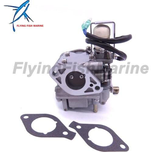 6AH-14301-00 6AH-14301-01 Carburetor Assy and 6AH-13646-00 Gaskets (2 pcs) for Yamaha 4-stroke F20 Boat Engine