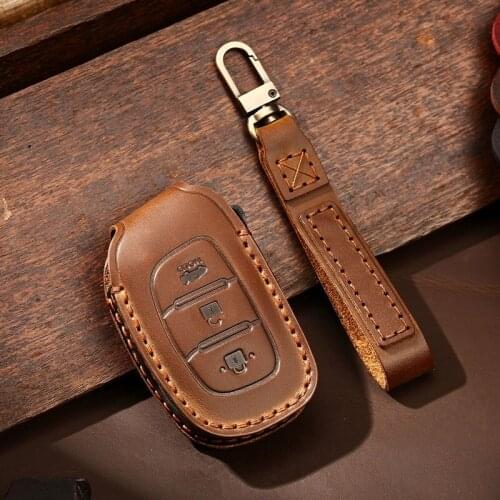 Leather Car Remote Key Case Key cover For Hyundai i10 i20 i30 HB20 IX25 IX35 IX45 TUCSON Car Accessories