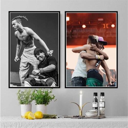 Ski Mask The Slump XXXTentacion God Hip Hop Rap Music Stars Poster Prints Art Painting Wall Pictures For Living Room Home Decor