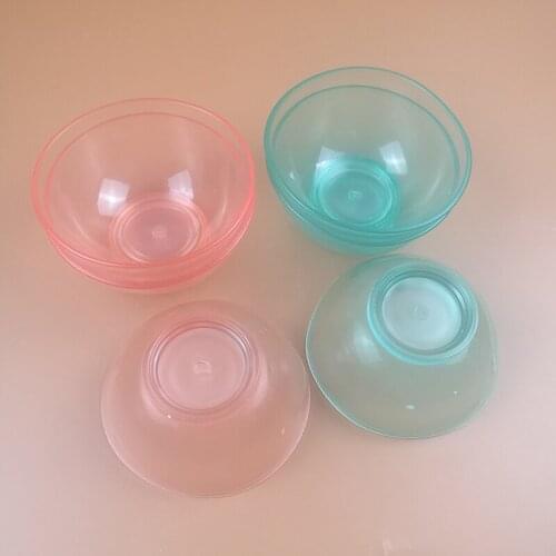 100 Pieces Dental Silicone Rubber Mixing Bowl Dental Lab Device Dental Plastic PVC Mixing Cup/ Colorful Dental Mixing Bowl