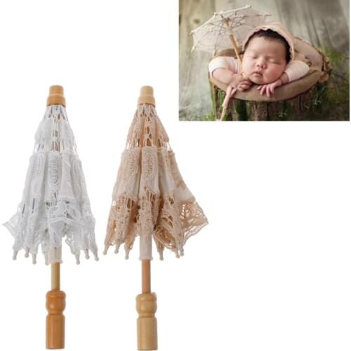 2018 NEW Newborn Baby Photography Props Lace Umbrella Infant Studio Shooting Photo Prop BABY Care