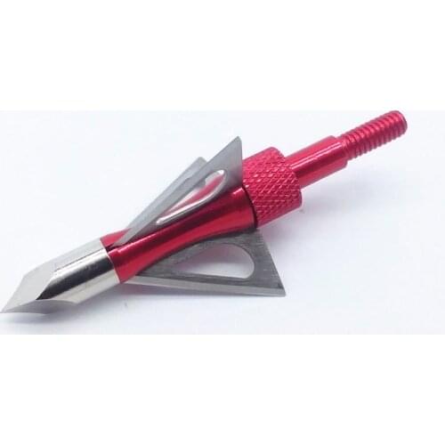 Wholesale 18pcs/lot hunting shooting arrowhead 100 grain broadheads archery 3-blades arrow head fit crossbow and recurve bow