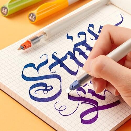 Pilot Parallel Calligraphy Duckbill Pen FP3-15 Special Art Gothic Flower Font English Art Work Office Stationery