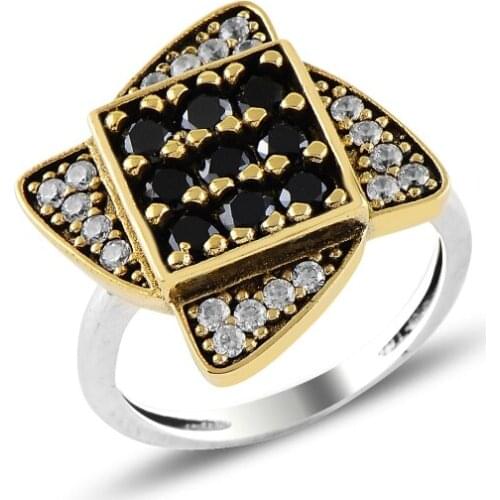 Silver 925 Sterling Zircon Cubic Zirconia Authentic Ring