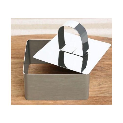 1 PC Square Mousse Cake Mold Stainless Steel Cake Mousse Mould Retractable Mousse Ring Cake Mold E616