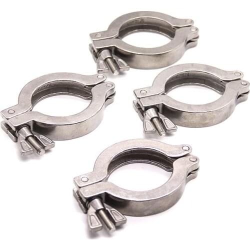 1PCS KF10 KF16 KF25 Vacuum AL clamp pump accessories include O-ring aluminum bracket