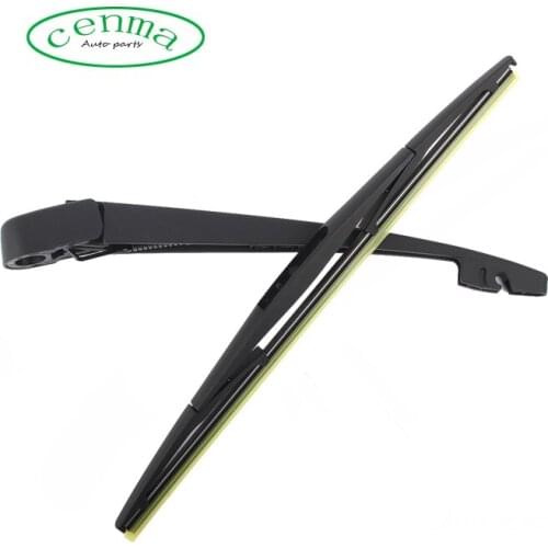 12" Rear Wiper Blade and Arm Set Kit For Honda Civic Tourer 2014-2017 back Windshield Windscreen Window wiper