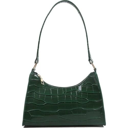 2021 New Fashion Small Shopping Bag Retro Casual Women Totes Shoulder Bags Female Leather Solid Color Chain Handbag for Women