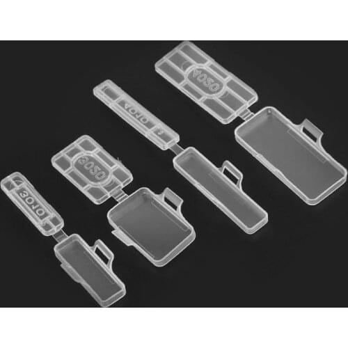 50pcs Waterproof Transparent Cable Sign Cards Label Display Identification Box