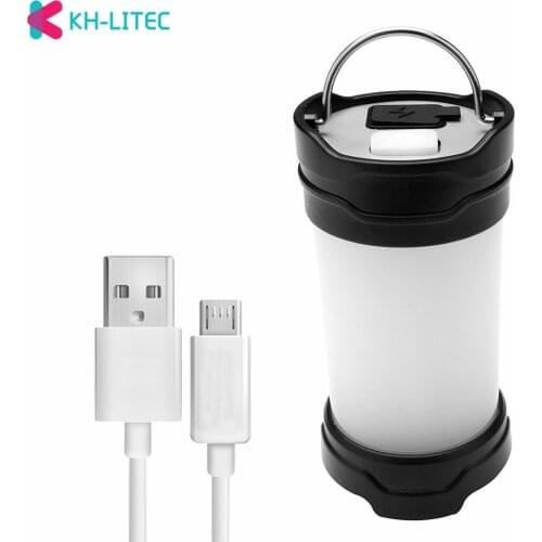 7 Modes Portable Lanterns USB Rechargeable/Battery Flash LED Tent Lanterns White/Red Light Portable Light Outdoor Camping Lamp