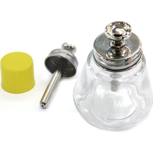 150ml Anti-static Glass Alcohol Liquid Bottle with Copper Core Pump Push Down Liquid Pump Dispenser Bottle Cleaning Tool