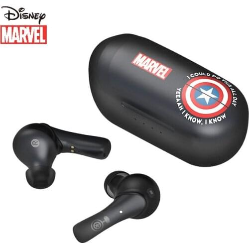 Disney Marvel USA captain real wireless dual MAC noise reduction Bluetooth headset