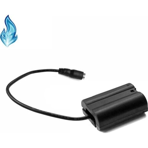 DC Battery Coupler EN-EL15 EP5B EP-5B 4.0x1.7mm Female for Nikon Cameras Z6 Z7 Mirrorless D850 D810 D750 D610 D7500 D7200 MH-25