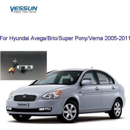 Yessun rear view camera For Hyundai Avega/Brio/Super Pony/Verna 2005-2011 CCD rear camera/ license plate camera/Reverse Camera