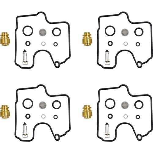 4Sets Motorcycle Parts Carburetor Rebuild Repair Kit For Yamaha XVZ13 Royal Star Tour Deluxe 2005-2010 Venture 1999-2013