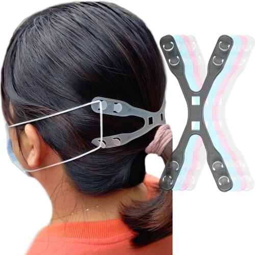 Unisex Face Mask Hook Extension Belt Rope Adjustable Elastic Cord Mouth Masks Clips Earloop String Mascarilla Mask Accessories