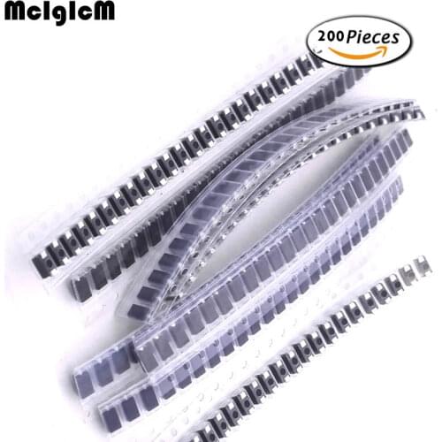 MCIGICM M1 M4 M7 SS14 SS16 SS24 SS34 RS1M 8values=200pcs,Electronic Components Package,Diode Assorted Kit electronic diy kit
