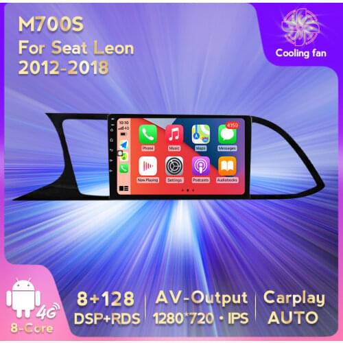 MEKEDE Android DSP 8 core Car radio multimedia player for Seat Leon MK3 2012 2013 2014 2015 2016-2018 WIFI 2.5D head unit