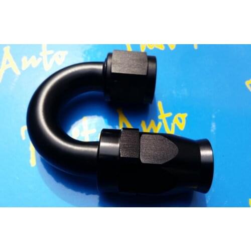 Reusable 7/8-14unf thread -10an AN -10 AN10 180 degree 180degree PTFE tpfe Swivel Hose End fitting