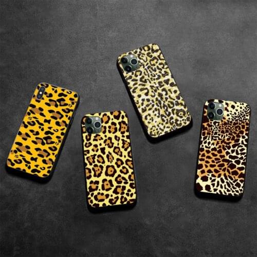 Fashion Tiger Leopard Phone Case for iphone 12 pro max mini 11 pro XS MAX 8 7 6 6S Plus X 5S SE 2020 XR case