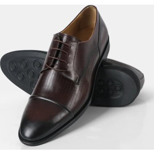 Modern Comfortable Stylish Four Season Mens Shoes Hand Painted Personalized 100% Genuine Leather