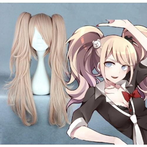 Dangan Ronpa: Trigger Happy Havoc Cosplay Wigs Enoshima Junko Cosplay Wigs Heat Resistant Synthetic Anime Cosplay Wig Halloween