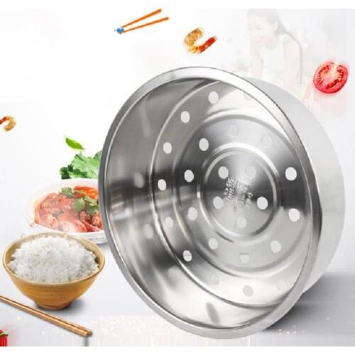 304 Stainless Steel Steamer Household Thickening Deepening Rice Cooker Steaming Basket Steaming Grid For Kitchen Drain Basket