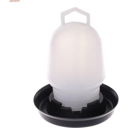 Plastic Chicken Water Drinking Kettle Shape Bird Quail Poultry Drink Implement