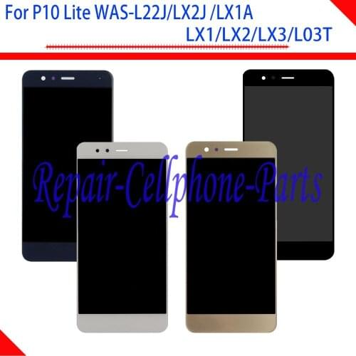 5.2 inch Full LCD DIsplay+Touch Screen Digitizer Assembly For Huawei P10 lite WAS-L22J/ LX2J/ LX1A/ LX1/LX2/LX3/L03T