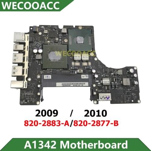 Tested 2.26GHz 2.4GHz A1342 Motherboard For Apple Macbook 13" A1342 Logic Board 820-2883-A 820-2877-B 2009 2010