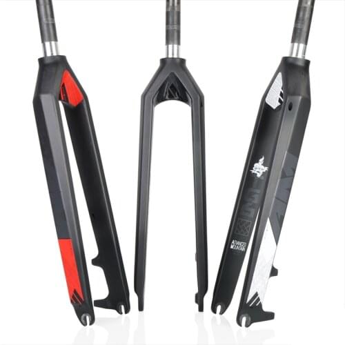 TG6 Full Carbon Fiber Mountain Bike MTB Bike Rigid Fork 26 27.5 29 Inch QR Disc Brake 100mm
