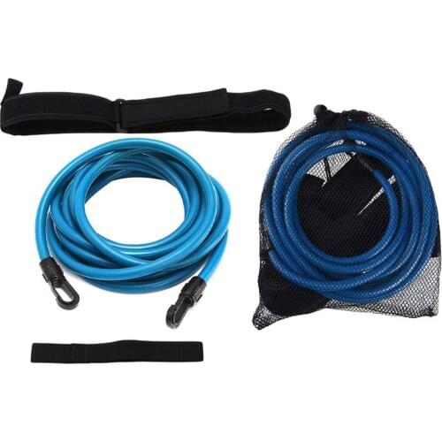 Swimming Training Belts Bungee Cords Sports Resistance Bands Swim Tether Stationary Swimming Harness Static Swimming Belt Set