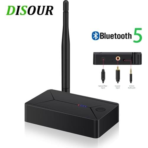 TX13 Coaxial optical Fiber Bluetooth Adapter 3.5mm AUX Stereo Music Wireless Bluetooth 5.0 Audio Transmitter For TV PC Headphone