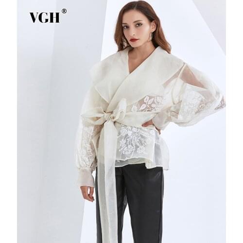 Блузки с вышивкой VGH China At AliExpress