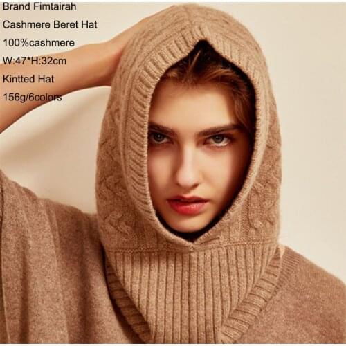 Knitting Warm cashmere adult hat Men and women Winter 2019 Women ear flaps warm Casual Korean fashion twisted For ladies