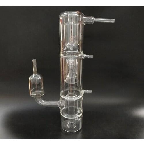 High vacuum diffusion pump, Model L-2210, Three-stage oil diffusion pump, Laboratory glassware