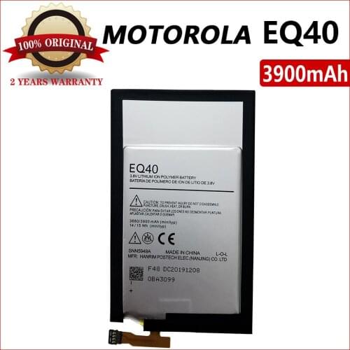 100% Original 3900mAh EQ40 Battery For Motorola Moto Droid Turbo XT1225 XT1254 Mobile Phone High Quality Battery Tracking number