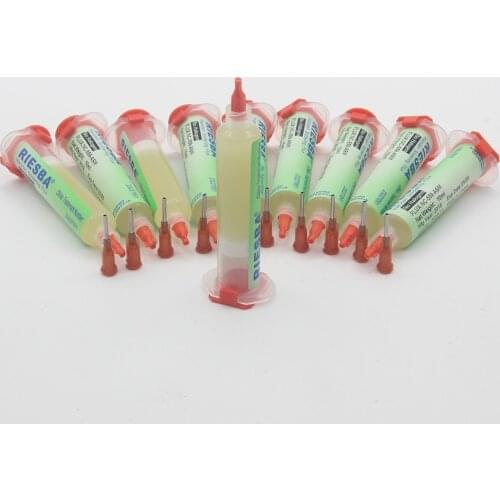 20Pcs/lot High Quality RIESBA NC-559-ASM Flux oil cylinder Welding Solder Paste