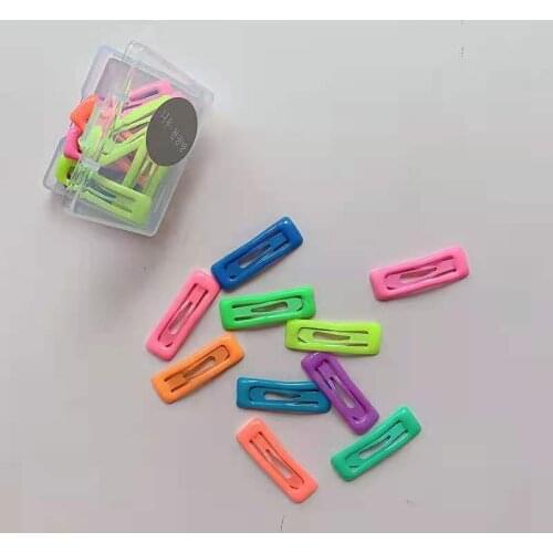 2021 Pet BB Clip Dog Colored five-pointed star Hairpin Teddy Mni Fluorescent series hairpin about 3 cm Pet Headdress Accessories