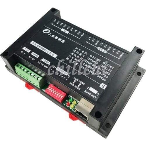 8 channel analog signal acquisition input / 6 channel relay output / Modbus TCP 220V5A Ethernet module