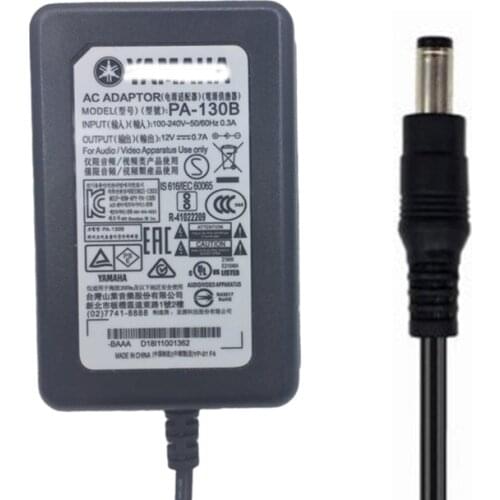 12V 0.7A 5.5*2.1mm AC Adapter For YAMAHA PSR-E363 E353 E263 EW-300 E323 E343 E333 Electronic Piano