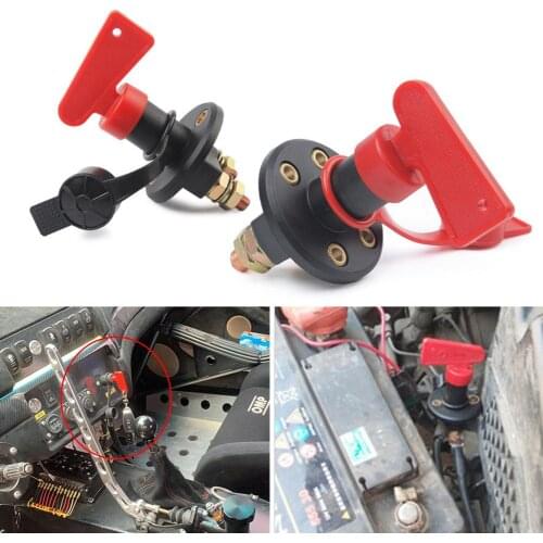 Automotive Power Switch ABS Metal Car Power Switch With Cover High-quality Car Modified Battery Power Switch Car Power Switch