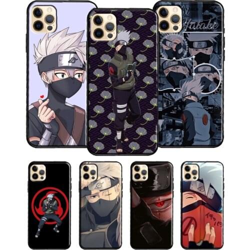 Anime Hatake Kakashi Phone Case For iPhone 11 Pro Max 12 Mini X XR XS Max 6S 7 8 Plus SE 2020 Soft TPU Cover