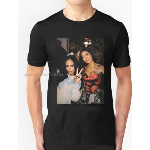 Jhene Aiko X Kehlani X Big Sean Custom Design Print For Men Women Cotton T Shirt Tees Jhene Aiko Music Tshirt