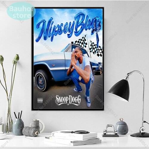 Dr.Dre & Snoop Dogg Art Poster Rapper Star Singer Canvas Painting Wall Pictures Prints for Mural Decoration Home Decoration