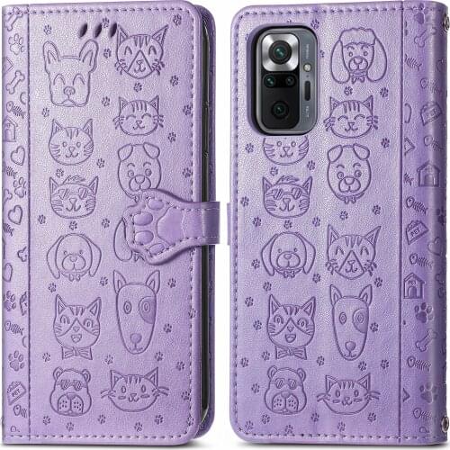 Fashion Cute Leather Wallet Phone Bag for Xiaomi Redmi Note 10 Pro 9S Poco X3 M3 F3 5G 9C 9A Kickstand Card Slot Case